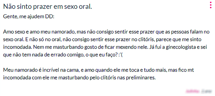 Prazer em sexo oral