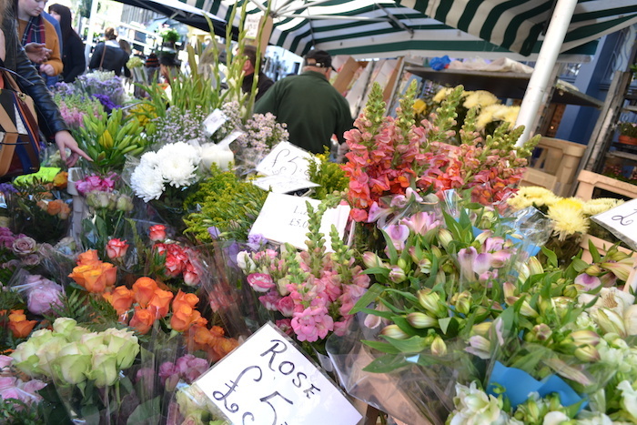 O Columbia Road Flower Market é parada obrigatória