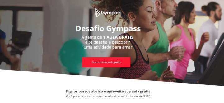 Gympass oferece 1 milhão de aulas gratuitas em março
