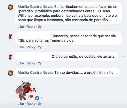 O comentário veio à tona após o caso envolvendo a vereadora Marielle Franco