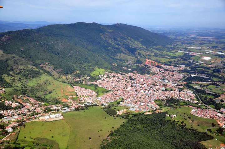 Vista da região de Extrema, no sul de Minas Gerais