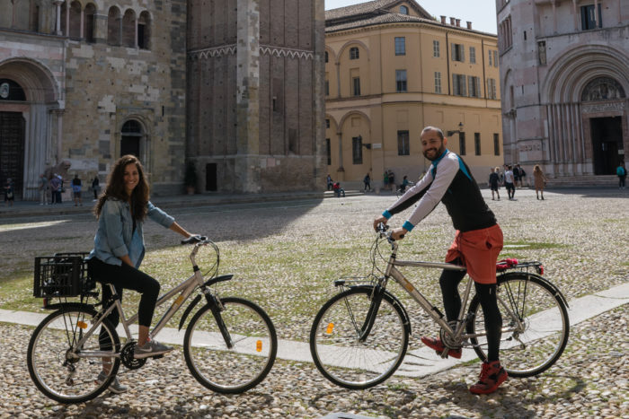 Parma, um dia antes da viagem de bicicleta