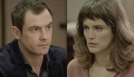 Gael (Sérgio Guizé) e Clara (Bianca Bin) em “O Outro Lado do Paraíso”