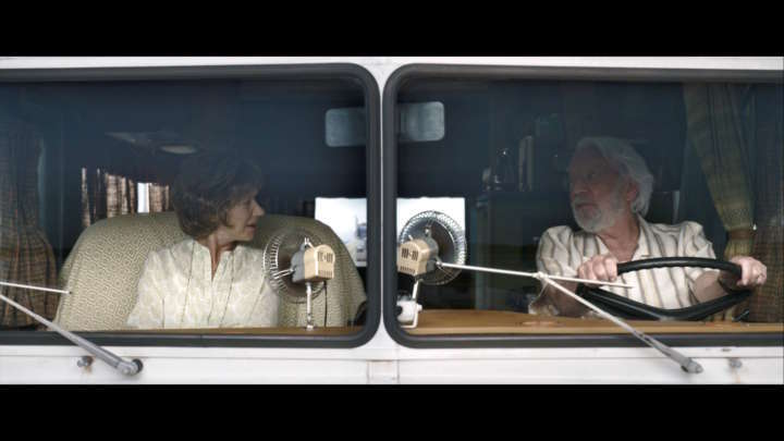 Helen Mirren e Donald Sutherland, atores que interpretam os protagonistas de ‘Ella e John’