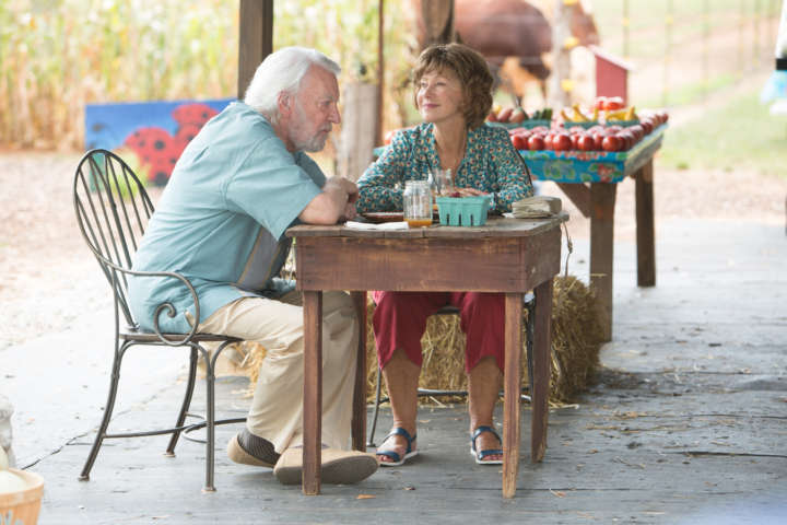 Helen Mirren e Donald Sutherland, atores que interpretam os protagonistas de ‘Ella e John’