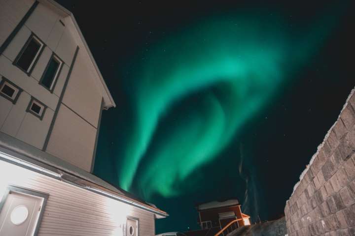 Aurora boreal deu as caras quase todas as noites