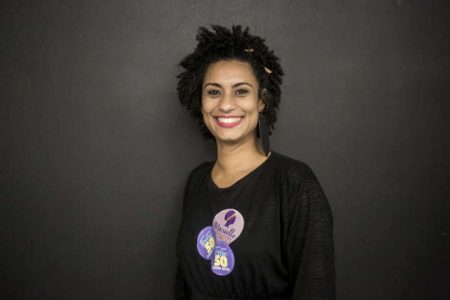 Marielle Franco e o motorista Anderson Gomes foram assassinada no centro do Rio de Janeiro, em março deste ano 