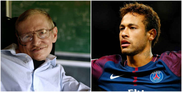 Morto na noite desta terça-feira, 13, Stephen Hawking é homenageado por Neymar, mas web desaprova