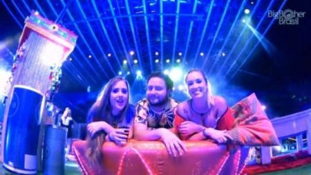 Patrícia, Diego e Jéssica, do “BBB 18”