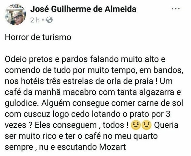 O caso repercutiu entre os estudantes da instituição