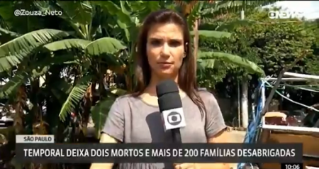 Sabina Simonato comete gafe ao vivo