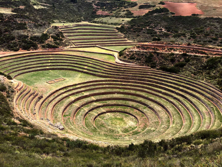 As impressionantes ruínas incas de Moray