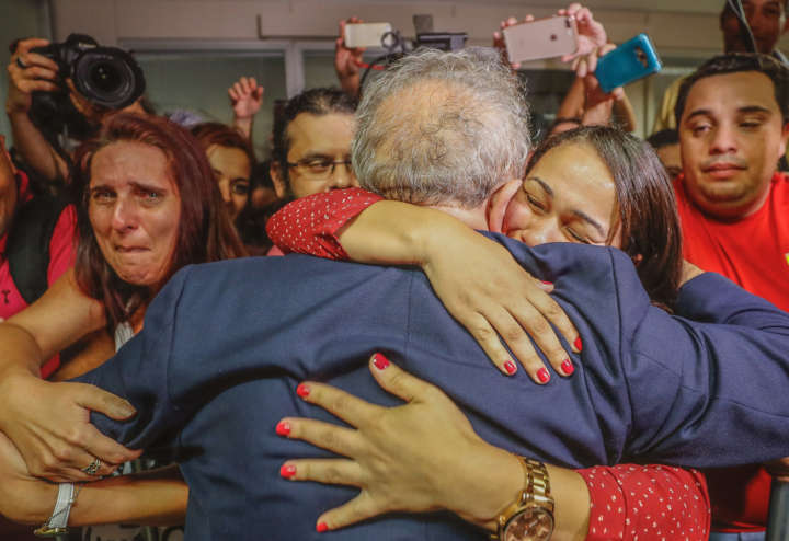 Lula no Sindicato dos Metalúrgicos de São Bernardo