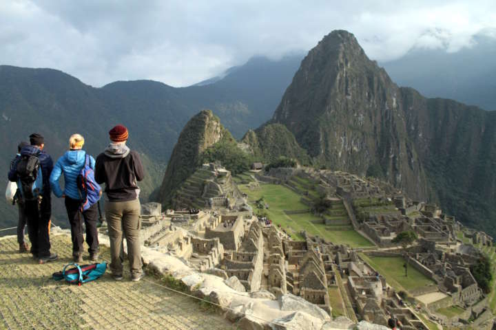 Vista do antigo setor urbano de Machu Picchu