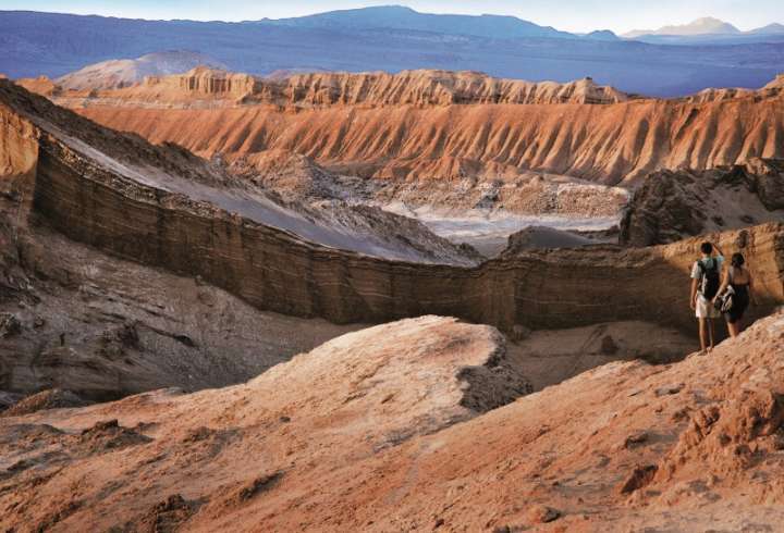 Trilha explota o Valle de la Luna, em San Pedro de Atacama (foto: Divulgação)
