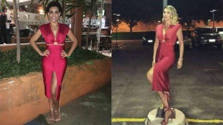 Flávia Alessandra empresta vestido à fã