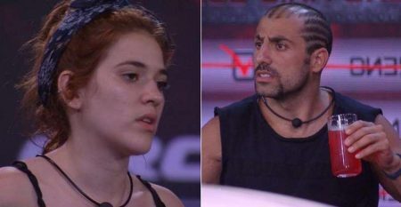 Ana Clara e Kaysar na prova e resistência do ‘BBB 18’