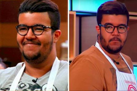 Léo Santos, do MasterChef Brasil, compartilhou antes e de perder peso