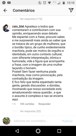 Caio Blat se defende de acusações de machismo