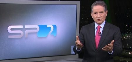 Carlos Tramontina apresentador do SP2, da Globo