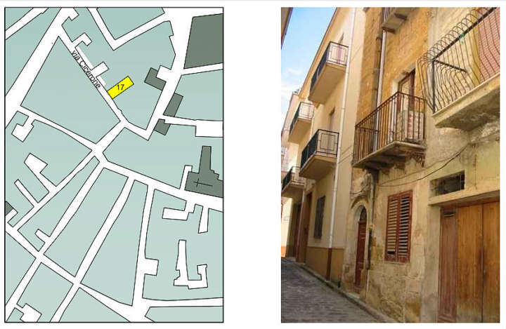 Um dos 17 imóveis à venda pela prefeitura de Sambuca di Sicilia