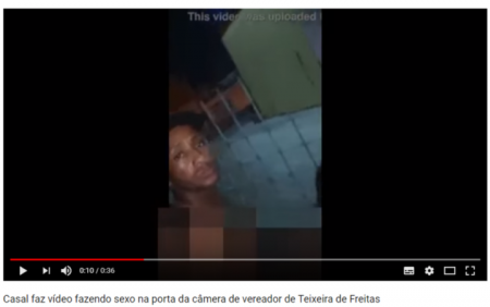 Casal grava vídeo fazendo sexo em público na Bahia