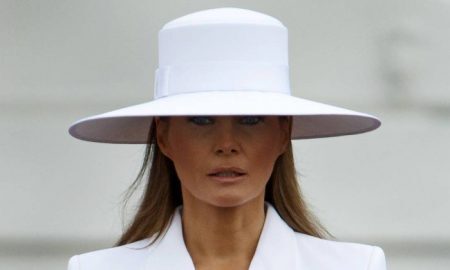 Chapéu de Melania Trump vira piada