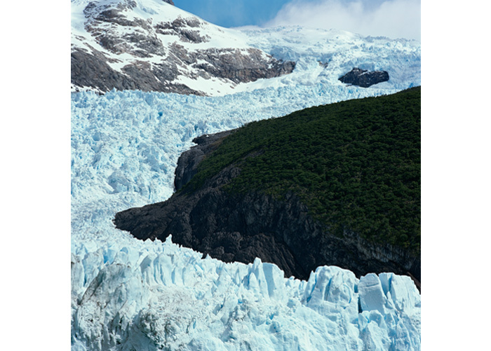 O glaciar Spegazzini, uma das geleiras mais importantes do parque nacional Los Glaciares, na Argentina