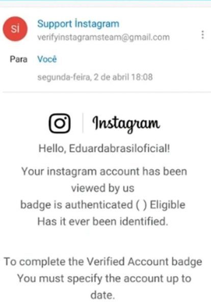 Finalista do ‘The Voice Kids’, Eduarda Brasil teve sua conta hackeada no Instagram