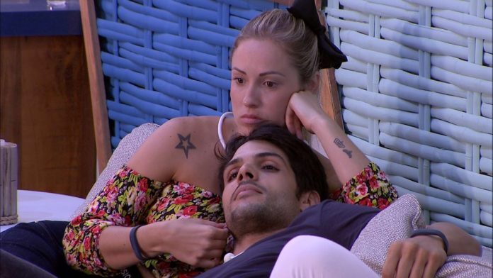 Lucas e Jéssica no BBB 18