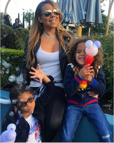 Mariah Carey e os filhos gêmeos