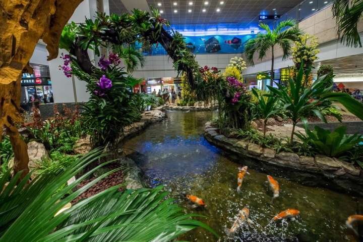 Interior do aeroporto de Changi, em Cingapura; terminal foi eleito pela 6ª vez consecutivo o melhor do mundo