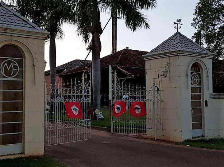 A fazenda de Maroni foi ocupada na manhã desta terça-feira