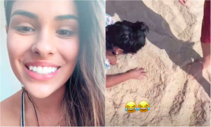 Munik conta sobre perda de aliança na praia