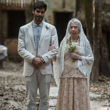 Xodó (Anderson Tomazini) e Mercedes (Fernanda Montenegro) em “O