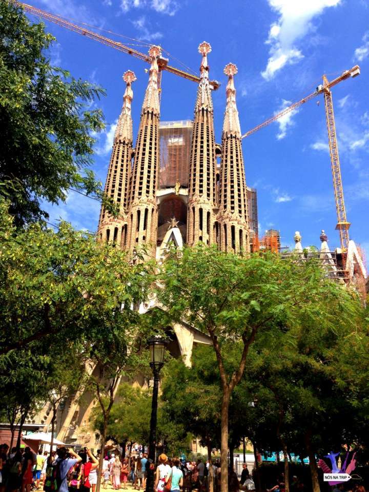 Vista da Sagrada Família