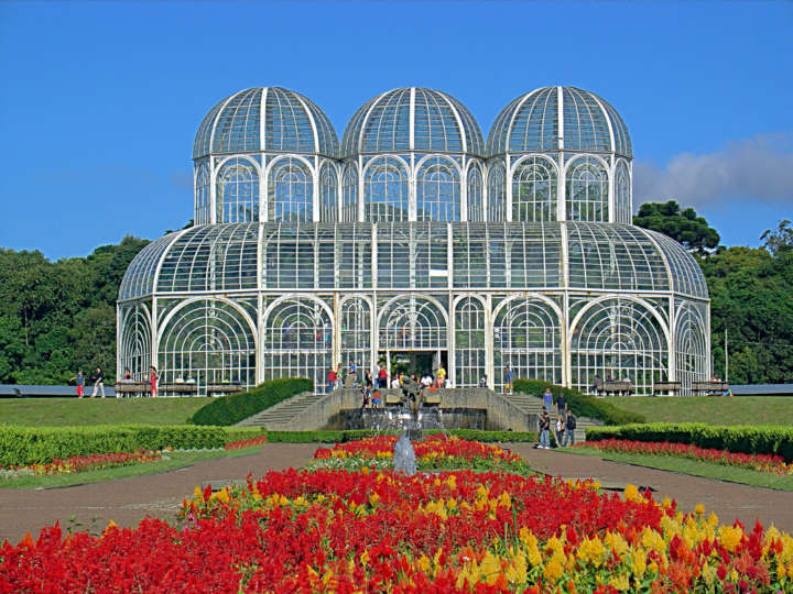 Jardim Botânico, uma das atrações de Curitiba