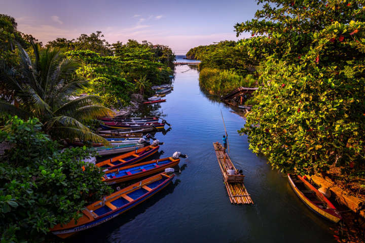 Na Jamaica, a natureza dá um show