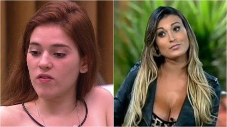 Ana Clara alfineta Andressa Urach