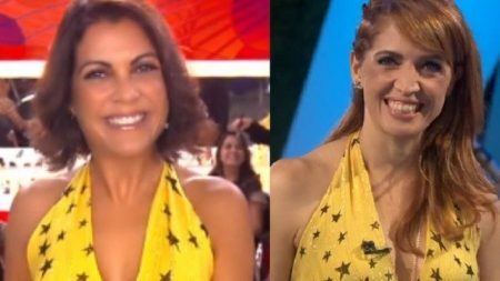Thalita Rebouças e Poliana Abritta usaram o mesmo vestido