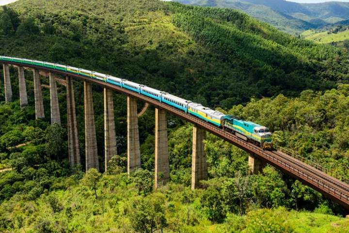 Brasil tem 28 roteiros de viagens de trem de passageiros