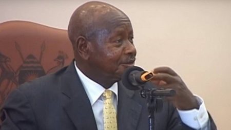 Yoweri Museveni, presidente da Uganda