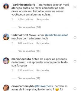 Carlinhos Maia e Tatá Werneck se desentendem após comentário do humorista sobre “beleza corrompida” de Nara Almeida