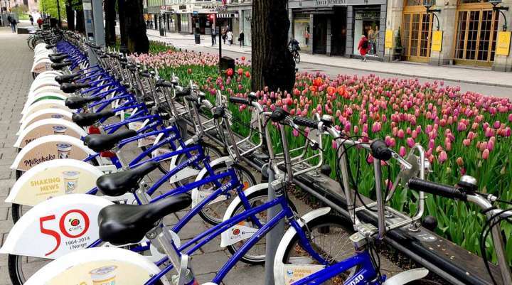 Bike para locação em Oslo, capital da Noruega