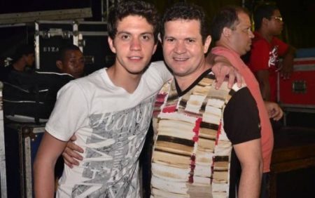 Chimbinha e o filho Yago Mendes