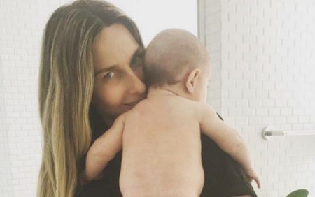 Mariana Weickert e sua filha Theresa