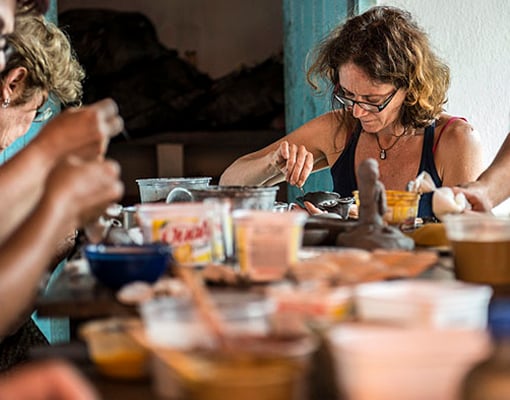 Oficina de pintura em Campo Buriti