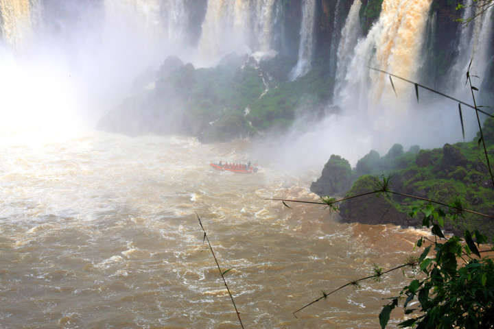 Bem nessa hora o motor pifou… (Cataratas do Iguaçu)