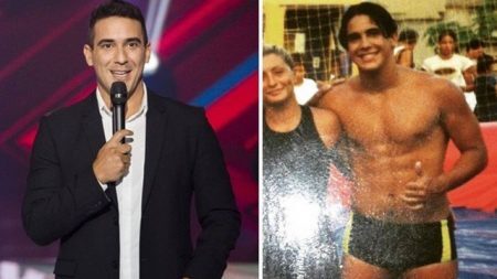 André Marques atualmente como apresentador do “The Voice Kids”, e em 1998