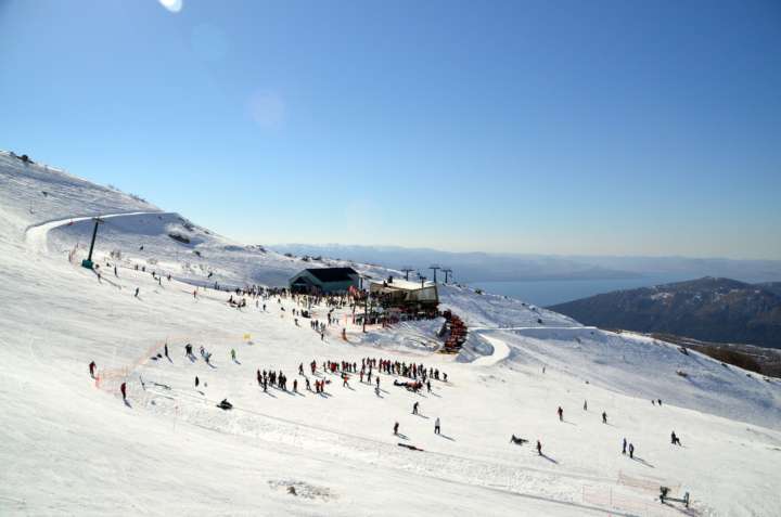 Vista do Cerro Catedral, a estação de esqui mais famosa de Bariloche